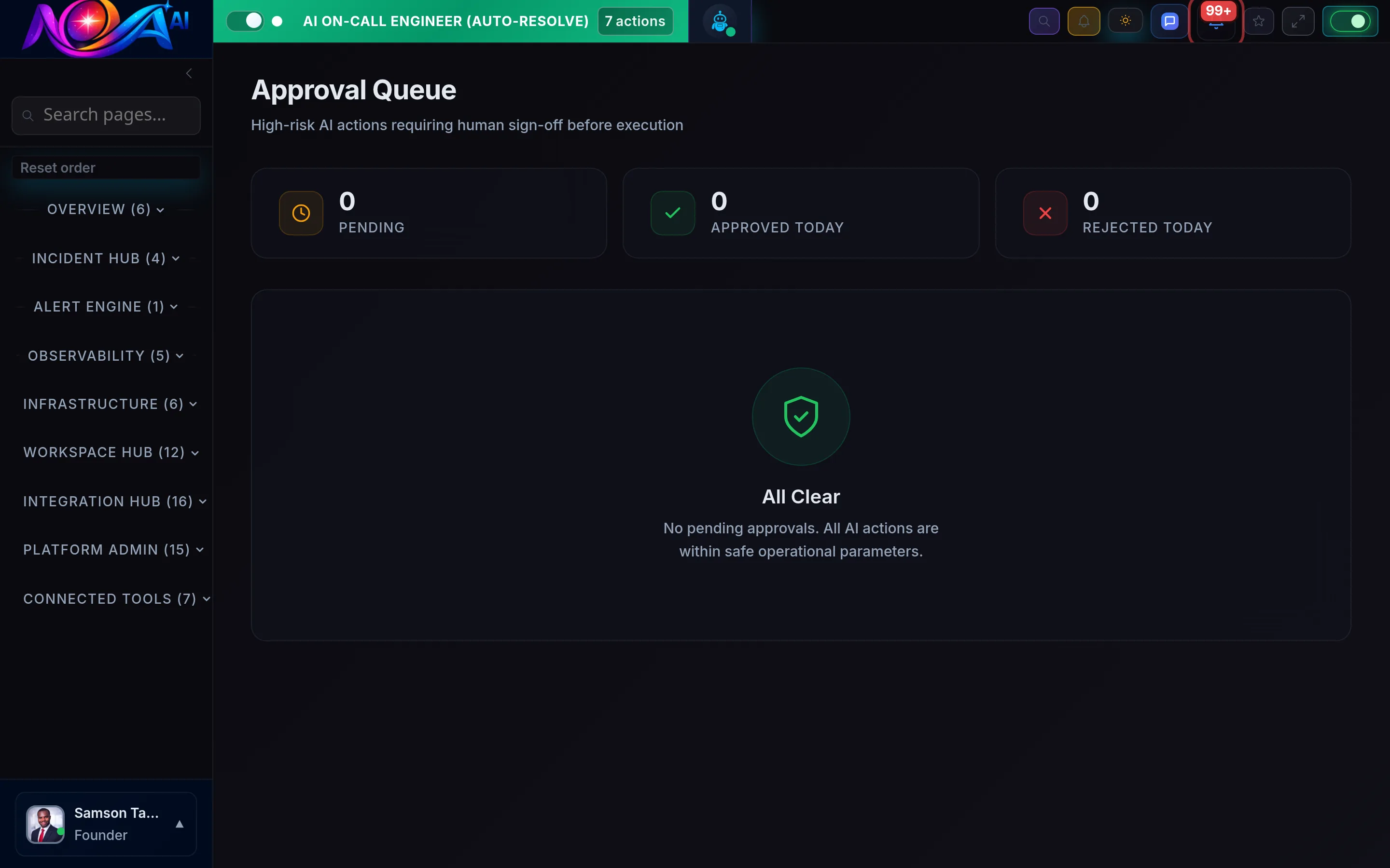 Nova Approval Queue Dashboard
