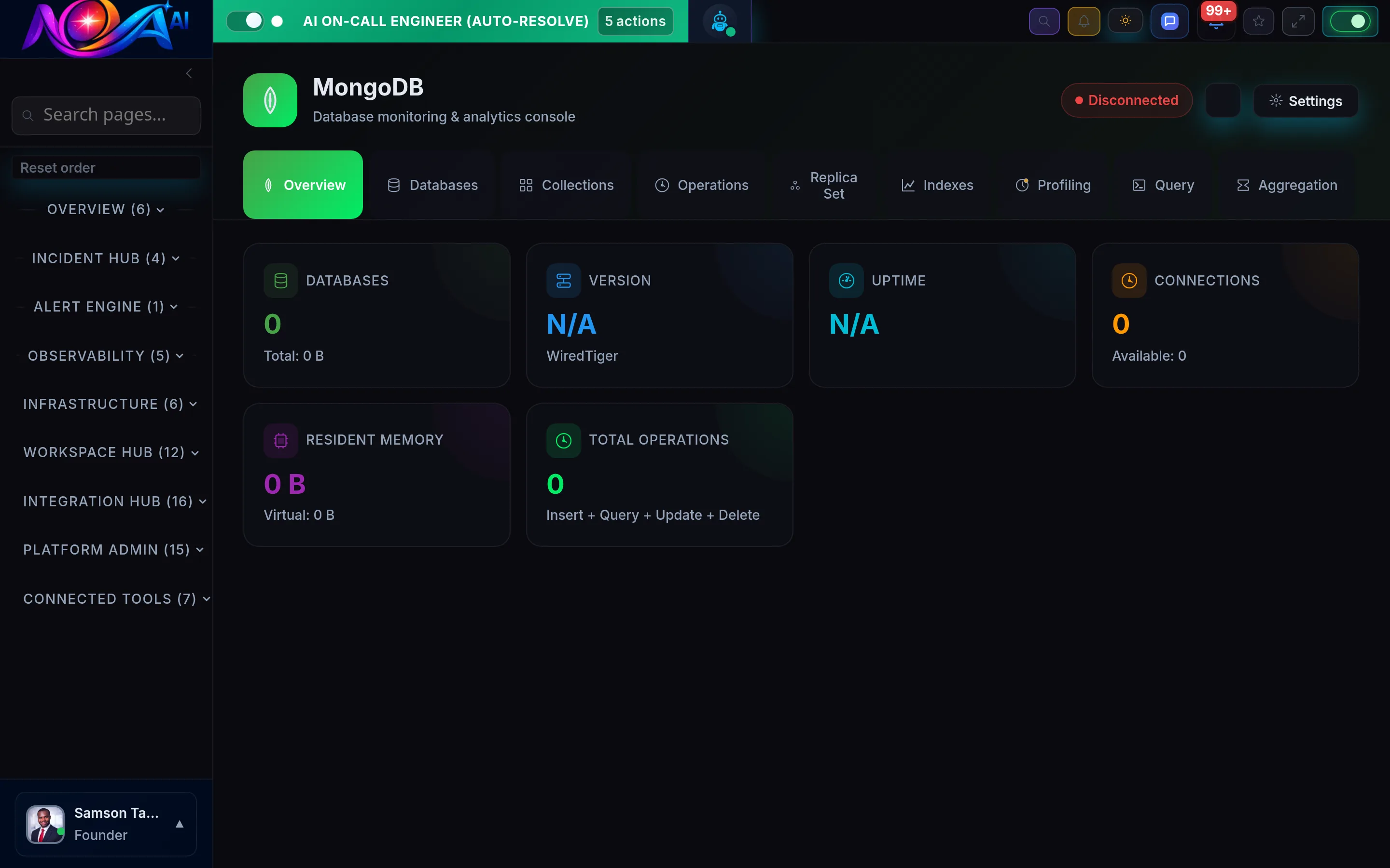 Nova AI MongoDB Monitoring