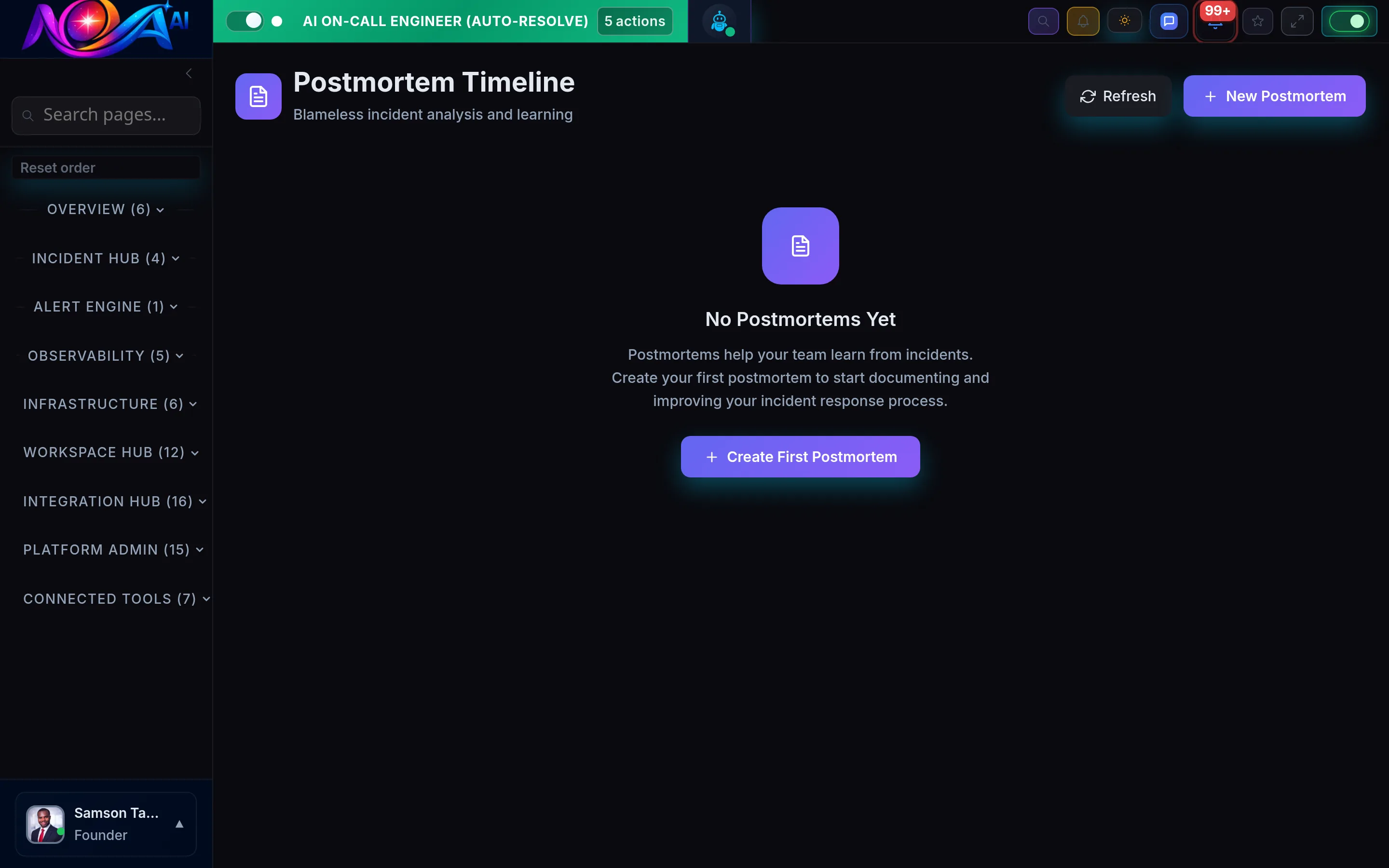 Nova AI Postmortem Builder
