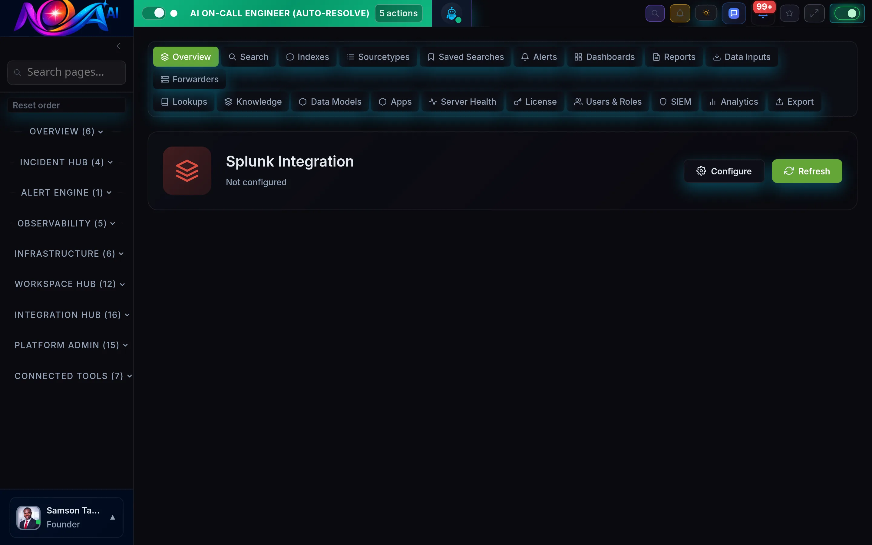 Nova AI Splunk Integration