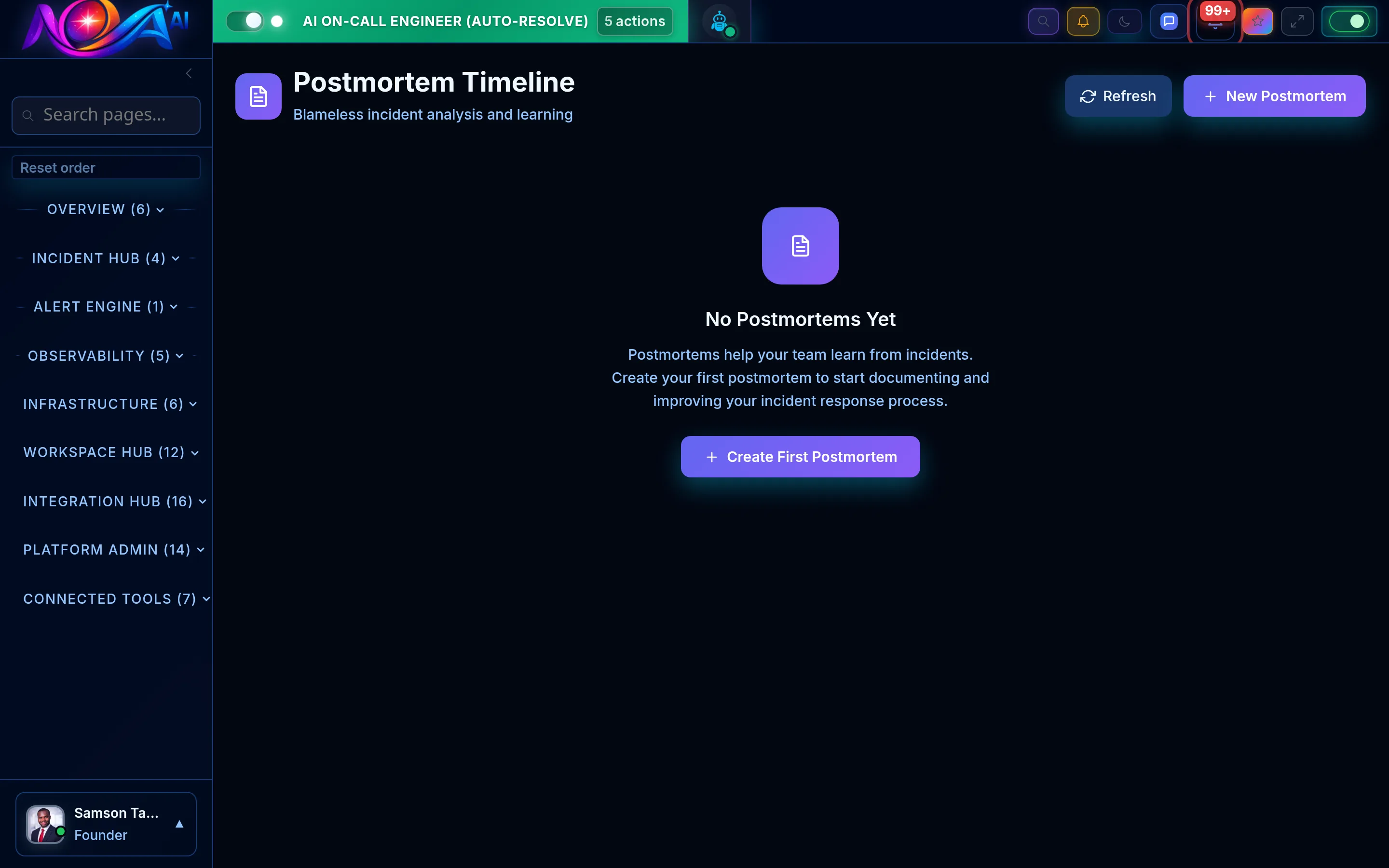 AI postmortem generation